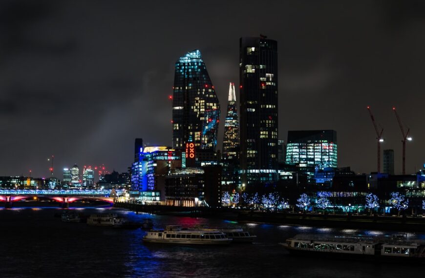 Photo Cityscape skyline